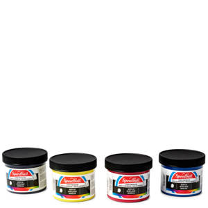 Speedball Acrylic Screen Printing Starter Set 4 x 4oz Jars